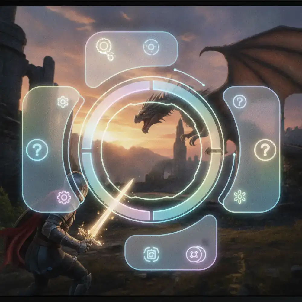 In-game bug reporting interface overlaid on gameplay